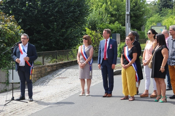 14 juillet 2020 en prsence du maire de Ringsheim