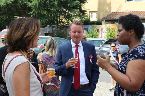 14 juillet 2020 en présence du maire de Ringsheim