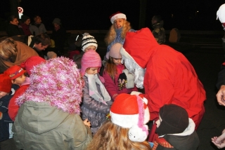 Père Noêl place de Ringsheim, 1er décembre 2012