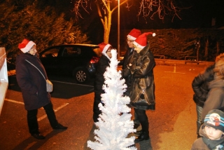 Père Noêl place de Ringsheim, 1er décembre 2012