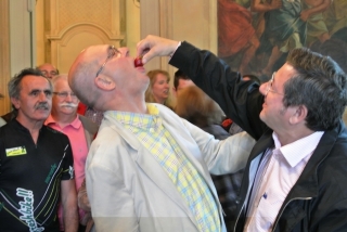20 ans du jumelage les 4 et 5 mai 2013. Arrivée