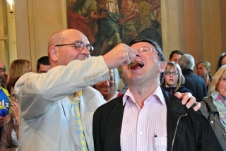 20 ans du jumelage les 4 et 5 mai 2013. Arrivée