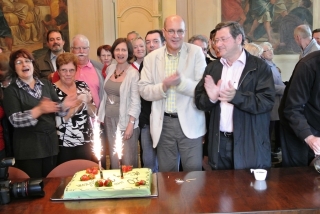 20 ans du jumelage les 4 et 5 mai 2013. Arrivée