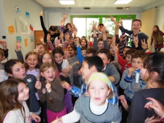 Le repas de Noêl 2012 à la cantine scolaire