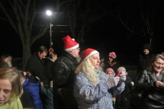 Père Noêl place Ringsheim le 6 décembre 2013