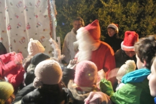 Père Noêl place Ringsheim le 6 décembre 2013