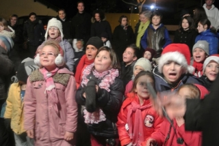 Père Noêl place Ringsheim le 6 décembre 2013