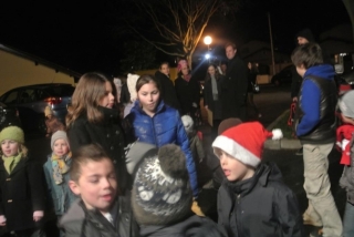 Père Noêl place Ringsheim le 6 décembre 2013