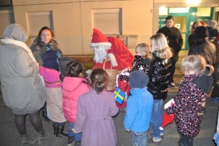 Père Noêl a la Plaine  le 7 décembre 2013