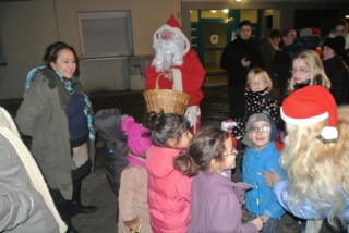 Père Noêl a la Plaine  le 7 décembre 2013