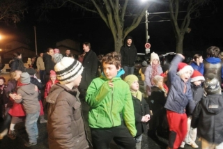 Père Noêl place Ringsheim le 6 décembre 2013