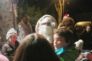 Père Noêl place Ringsheim le 6 décembre 2013