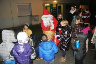 Père Noêl a la Plaine  le 7 décembre 2013