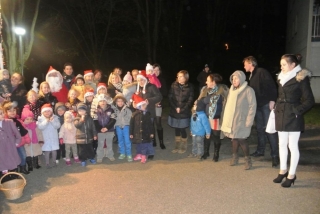 Père Noêl a la Plaine  le 7 décembre 2013
