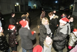 Père Noêl a la Plaine  le 7 décembre 2013