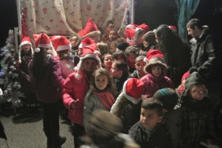 Le Père Noêl à la Plaine le 6 décembre 2014