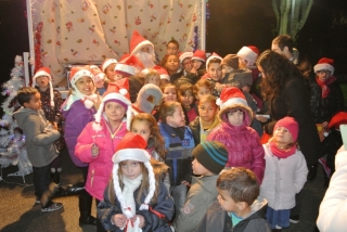 Le Père Noêl à la Plaine le 6 décembre 2014