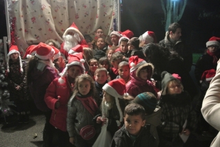 Le Père Noêl à la Plaine le 6 décembre 2014