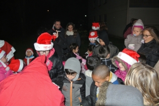 Le Père Noêl à la Plaine le 6 décembre 2014