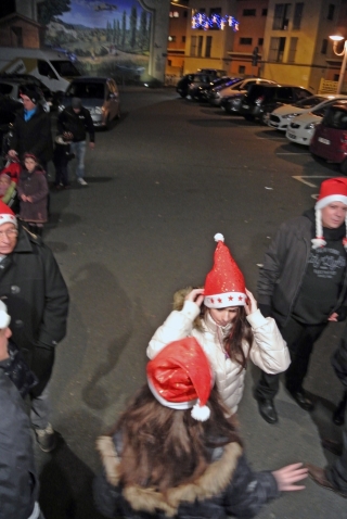 Le Père Noêl à Villevert le 13 décembre 2014