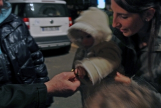 Le Père Noêl à Villevert le 13 décembre 2014