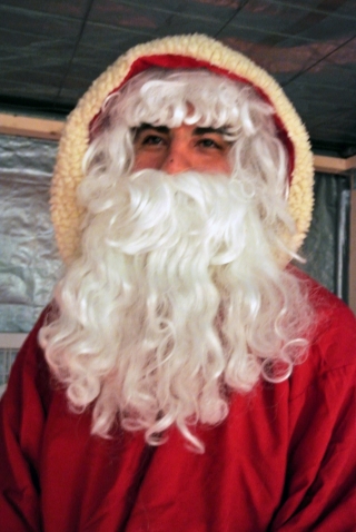 Le Père Noêl à Villevert le 13 décembre 2014