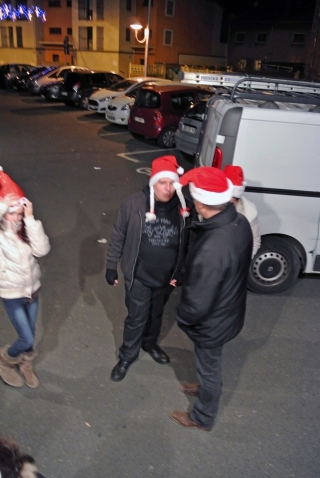 Le Père Noêl à Villevert le 13 décembre 2014
