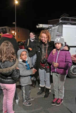 Le Père Noêl à Villevert le 13 décembre 2014