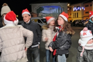 Le Père Noêl à Villevert le 13 décembre 2014