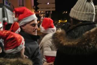 Le Père Noêl à Villevert le 13 décembre 2014