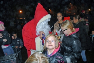Le Père Noêl à la Falaise le 19 décembre 2014