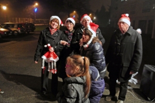 Le Père Noêl à la Falaise le 19 décembre 2014
