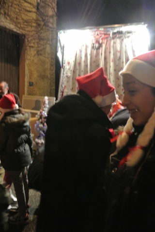 Le Père Noêl place Guillon le 20décembre