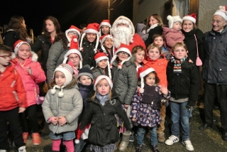 Le Père Noêl place Guillon le 20décembre