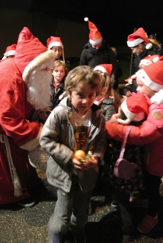 Le Père Noël place Guillon le 20 décembre