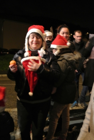 Le Père Noêl place Guillon le 20décembre