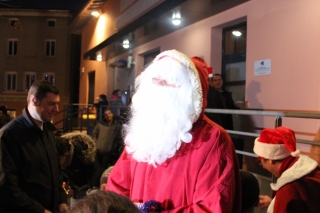 Le Père Noêl place Verdun le 24 décembre 2014