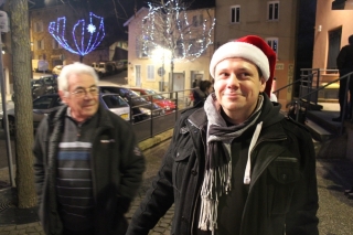 Le Père Noêl place Verdun le 24 décembre 2014