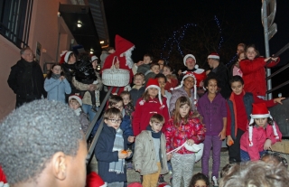 Père Noêl place Verdun le 24 dec 2015