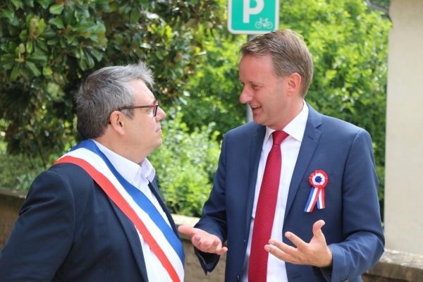 14 juillet 2020 en présence du maire de Ringsheim