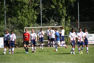 Inauguration fresque et promotion foot fminin en 2011