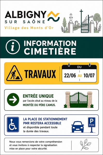Travaux cimetière