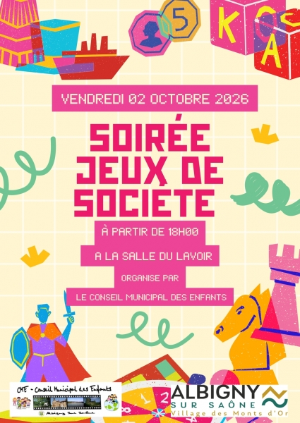 Soirée jeux de société
