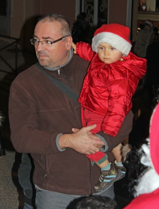 Père Noêl place Verdun le 24 dec 2015