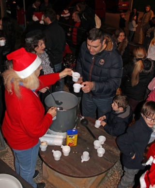 Père Noêl place Verdun le 24 dec 2015