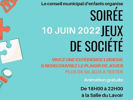 SoirÃ©e jeux de sociÃ©tÃ©