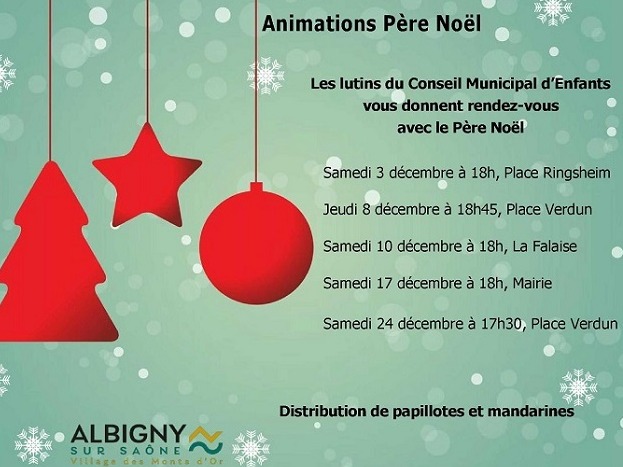 Animation PÃ¨re NoÃ«l Place Verdun