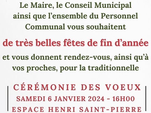 vÅ“ux du maire