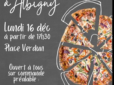 Vente de pizzas place Verdun