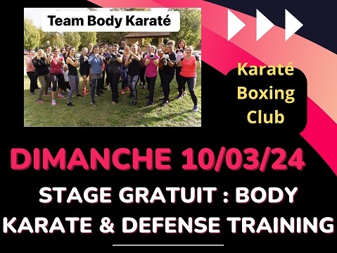 Stage gratuit body karaté et défense training